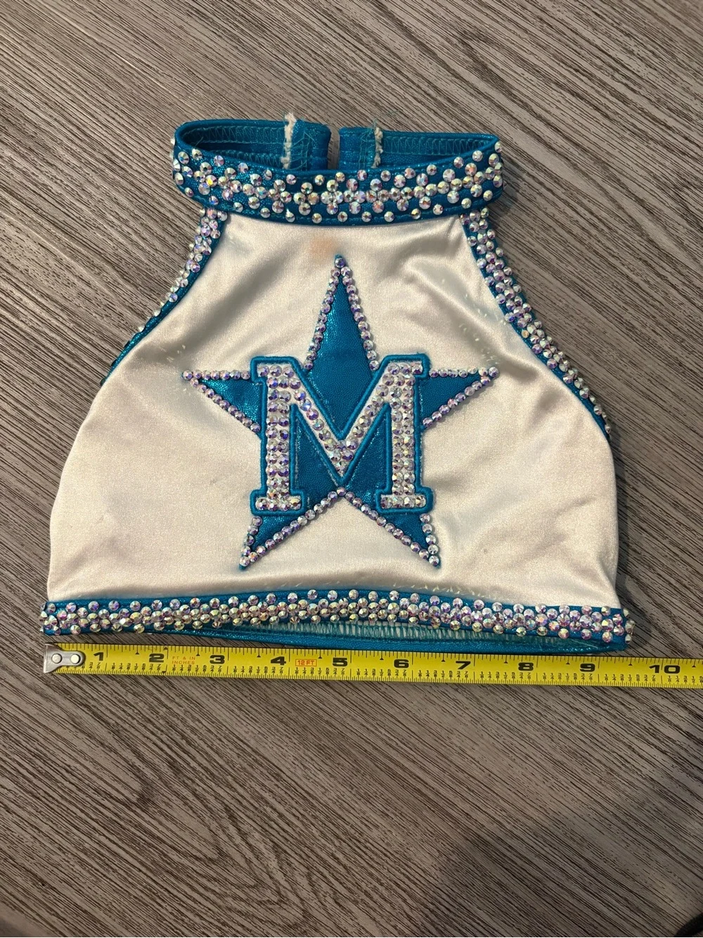 Blue and White Star Dance Costume Set for Kids